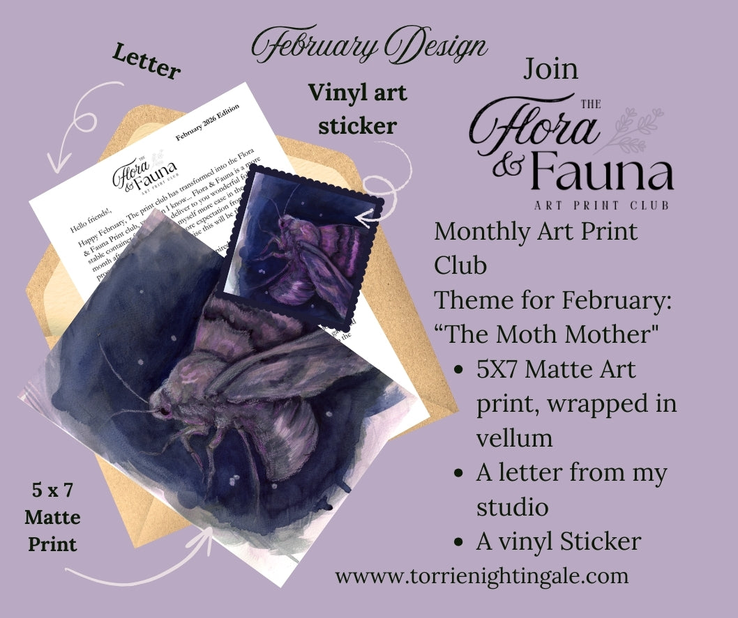 Flora & Fauna – Monthly Art mail club